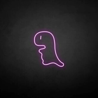 Kleiner Dinosaurier Neon-Schild