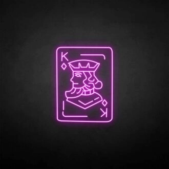 'Square K' neon sign