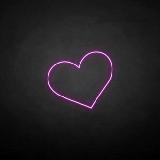 'FULL HEART' neon sign