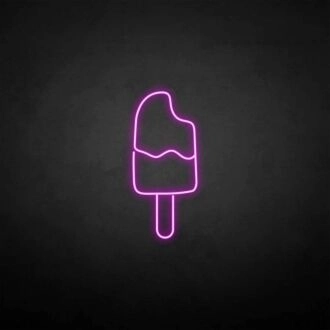 Ice cream2' neon sign