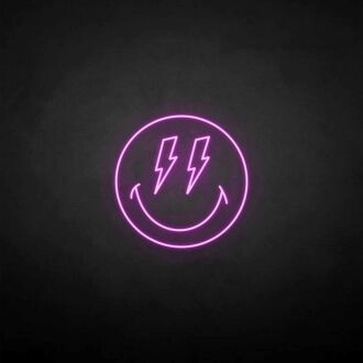 'Smile Face' neon sign