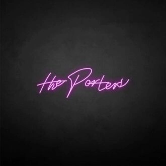 The porter' neon sign