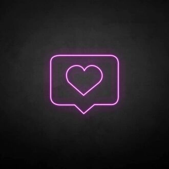 Liebesbrief-Neonschild