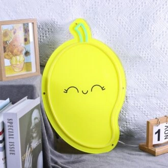 Mango Neonschild für erfrischende und spaßige Dekoration.