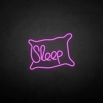 Sleep neon sign