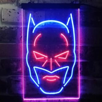 Batman Dual LED Neon Sign for Superhero Fans