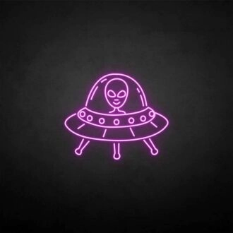 Außerirdisches Alien-Neonschild
