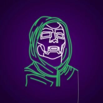 Doctor Doom Neonschild für Comicfans