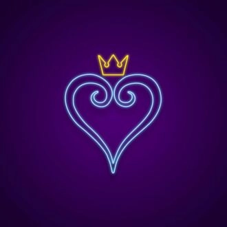 Kingdom Hearts Neon Sign for Game Fans