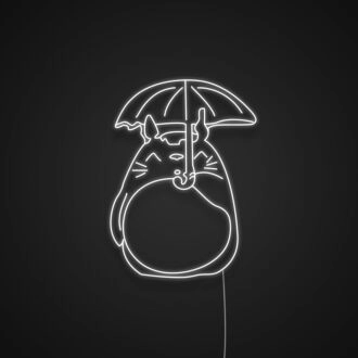 Totoro-Neonschild für Anime-Fans.