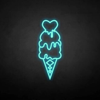 'Ice Cream' neon sign