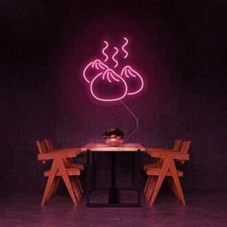Dumpling Neon Sign for Food Lovers and Restaurants