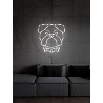 Bulldog Neonschild für Tierliebhaber