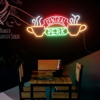 Central Perk Neon Sign for Friends TV Show Fans
