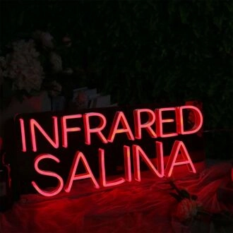 Infrared Sauna Neon Sign for Wellness and Relaxation Spaces