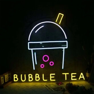Bubble Tea Neon Sign for Refreshing and Fun Spaces
