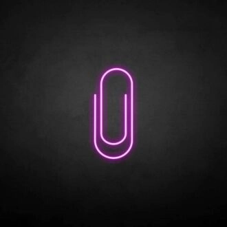 'Clip' neon sign