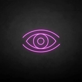 'Eye' neon sign