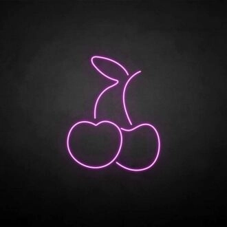 Cherry' neon sign