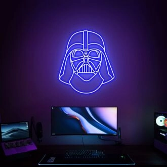 Star Wars LED Neonschild Darth Vader LED Leuchtschild für Star Wars Fans.