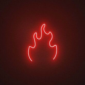 Fire Neon Sign for Dynamic and Energetic Spaces