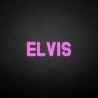 ELVIS' neon sign