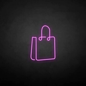 'Briefcase' neon sign