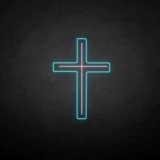 'Crucifix' neon sign