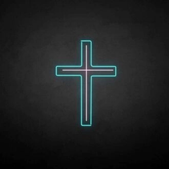 'Kruzifix' Neon-Schild