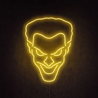 Joker Neon Schild perfekt für Comicbuch- und Popkultur-Fans.