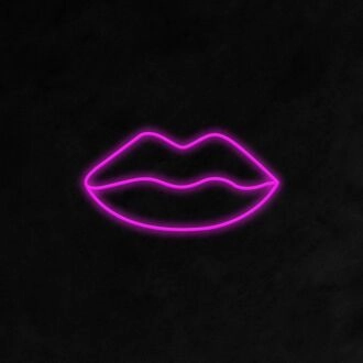 Lips Neon Sign adds a bold statement to any room