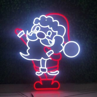 Santa Claus Neon Sign perfect for Christmas decorations