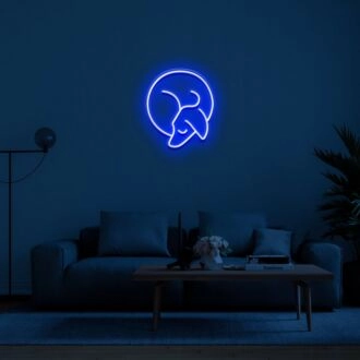 Sleepy Dog Neon Sign perfect for pet lovers