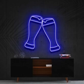 Beer Cheers Neon Sign for Bars and Party Spaces