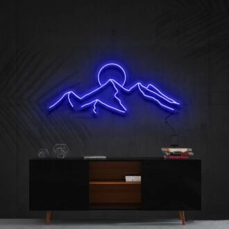 Desert Sunset Neon Sign for Nature and Desert Themed Spaces