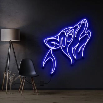 Husky Neon Sign for Pet Lovers