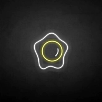 Egg yolk' neon sign