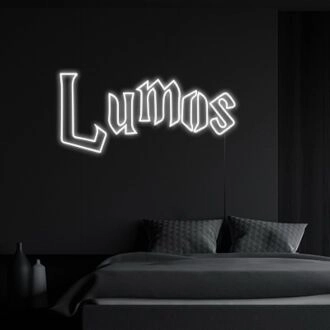 Lumos Neon Sign for Harry Potter Fans