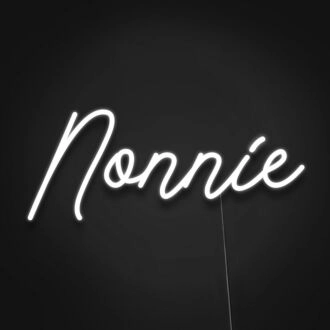 Nonnie Sign Neon Sign for Personalized Decor