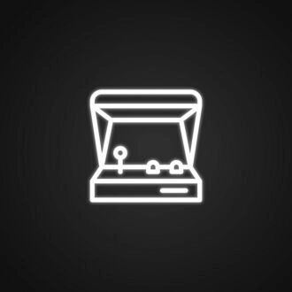 Arcade-Neonschild für Spielzimmer