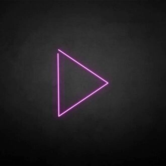 'Play' neon sign