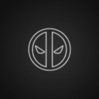 Superhelden-Neonschild für thematische Dekoration