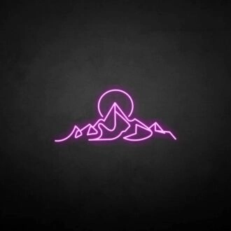 Sonnenaufgang Neonschild