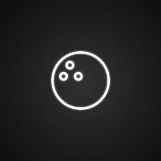 Bowling Ball Neon Sign Great for bowling alleys and game rooms