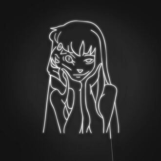 Tomie Kawakami Neonschild Ideal für Anime-Fans.