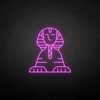 Sphinx' neon sign