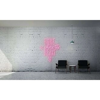 Home is where the heart is Neon Sign