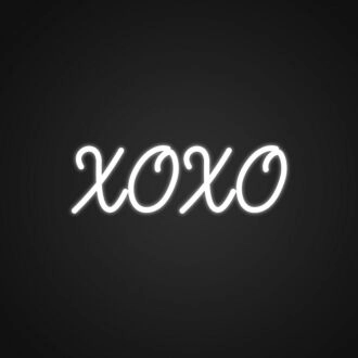 Xoxo Anpasbares Neonschild Verbreiten Sie Liebe mit diesem personalisierten Schild.