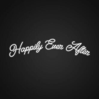 Happily Ever After Neon Sign Ideal for weddings and romantic events