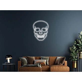 Simple Skull Customizable Sign Neon Sign Add a personal, edgy touch